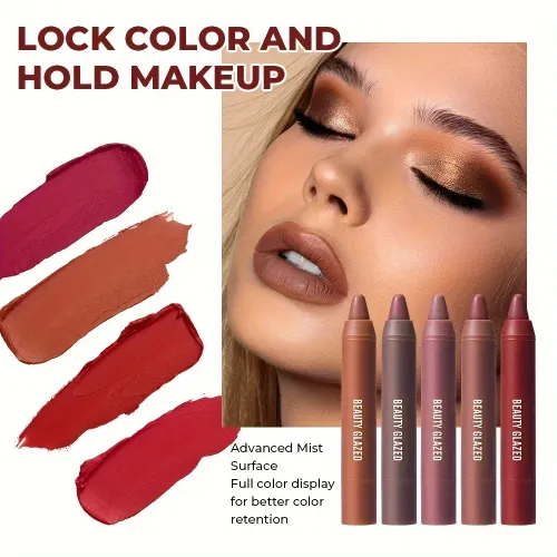 Beauty Glazed Velvet Matte Pencil Lipstick
